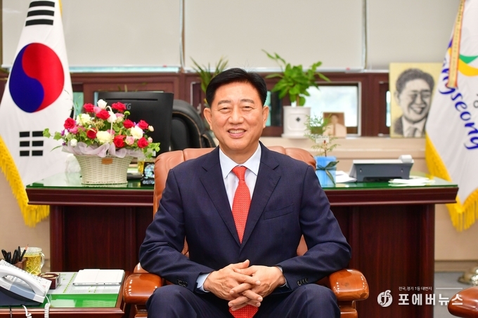 장성군수 김한종. (사진=오명숙기자)