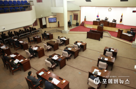 군포시의회 제258회 임시회 본회의 현장