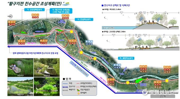 황구지천 친수공간 조성계획