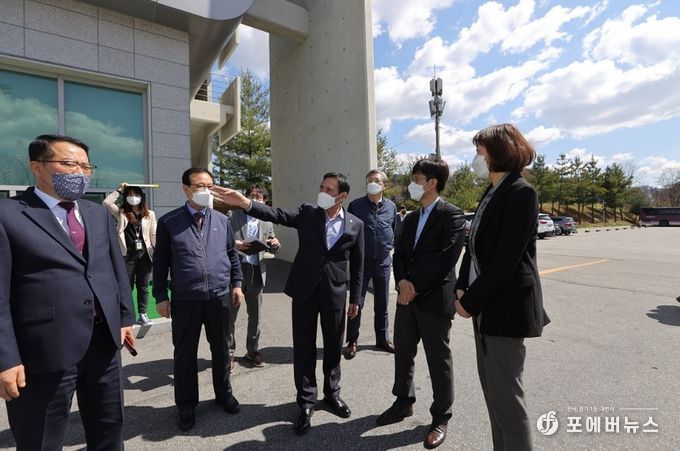 의정부 버스공영차고지 현장 방문