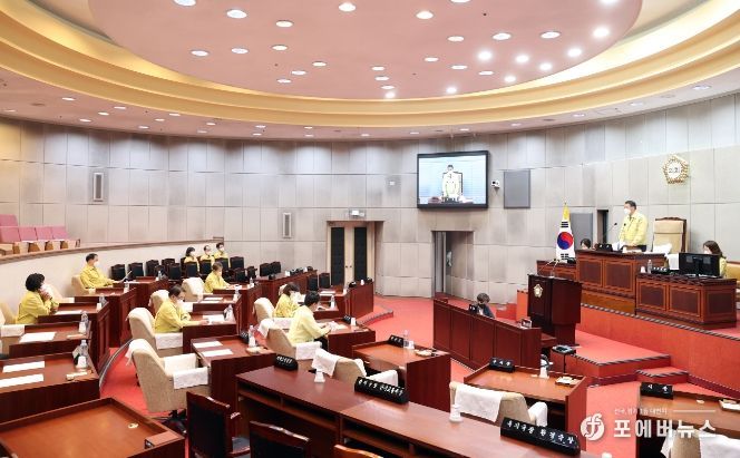 시흥시의회, 제297회 임시회 원포인트 개회