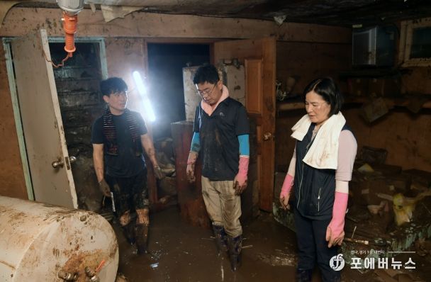 양평군의회, 수해 복구현장 봉사활동