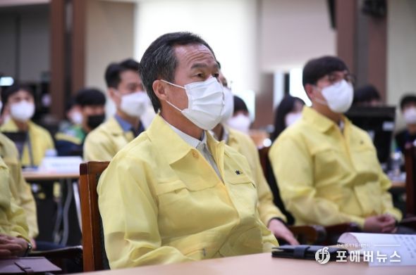 을지연습 종합상황실 격려