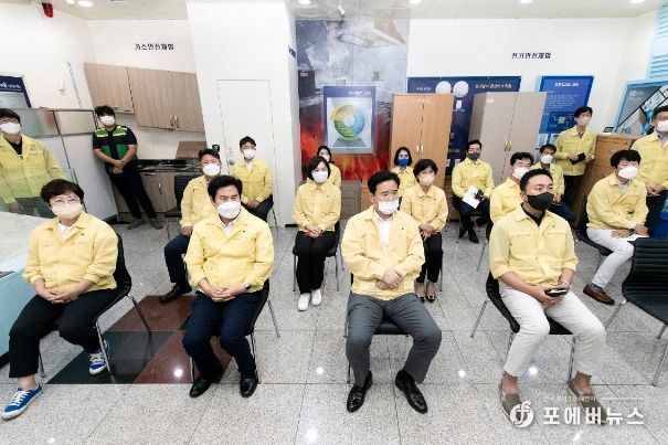 김포시의회, 을지연습장 참관