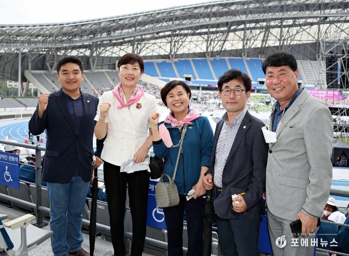의왕시의회 경기도체육대회 선수단 격려