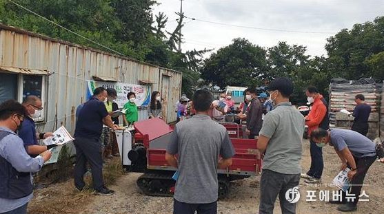 채소 생력화 기계 연시회