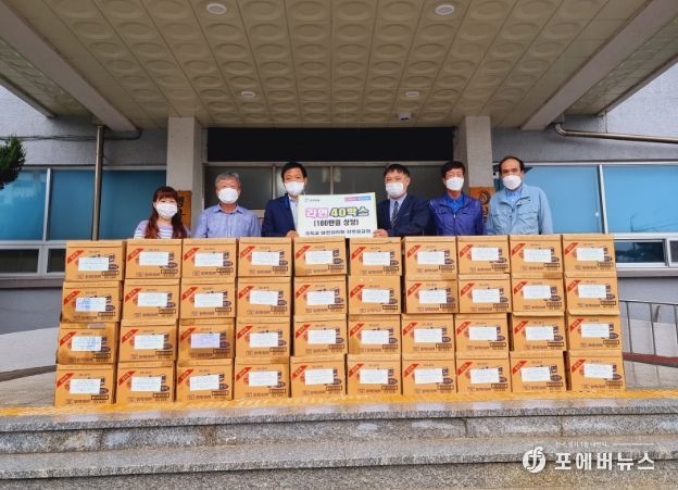 장호원감리교회, 추석 맞이 이웃돕기 라면 40박스 기탁