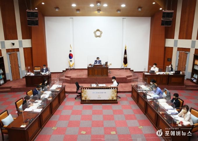 제262회 군포시의회 제1차 정례회, 2022 행정사무감사특별위원회 운영 모습