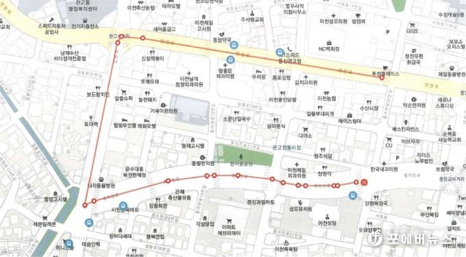 전통시장주변 주정차 단속완화 구간