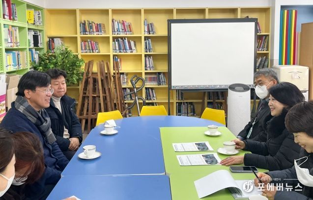 의정부교육지원청, 새로운 바람-경기형 그린스마트 미래학교 사업 현장 방문