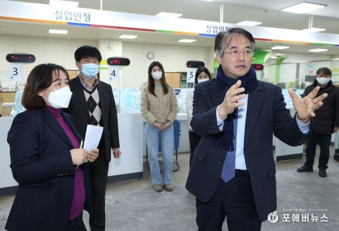 이동환 시장이 고양시통합일자리센터를 방문했다