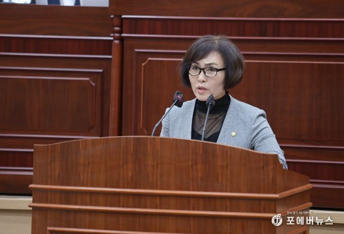 연천군의회 김미경 부의장, 5분 자유발언 펼쳐