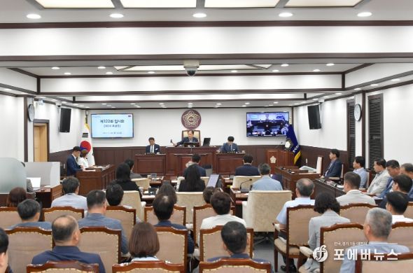 제322회 동두천시의회 임시회 폐회