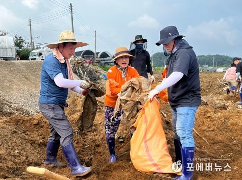 주임록 광주시의회 의장, 청주시 수해복구 지원 구슬땀