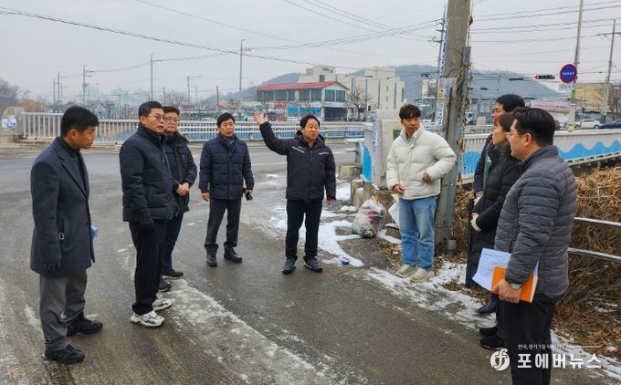 주광덕 남양주시장, 오남천 수질오염사고 방제작업 현장 점검