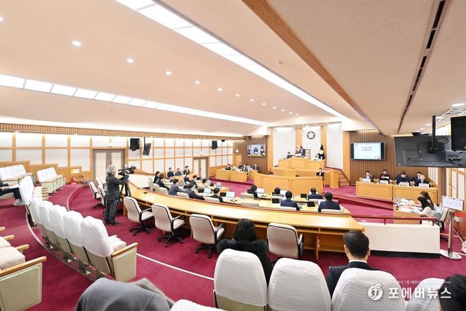 파주시의회 올해 첫 임시회 개회로 2024년 회기 시작
