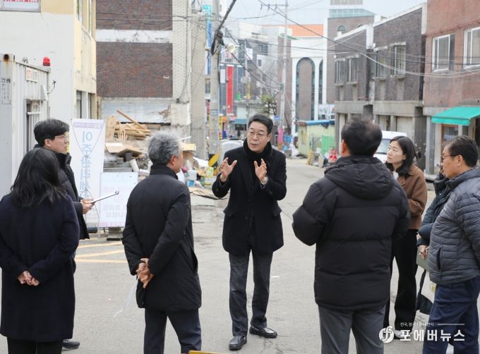 김기배 수원시 팔달구청장, 주요 현안지역 점검