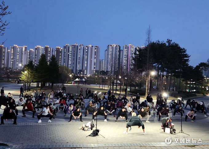 보건소 건강 체조 성황리에 운영 중