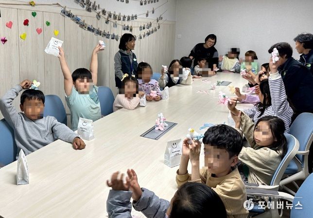 연천읍 행복마을관리소, 아동센터와 함께 모루인형 만들기 체험