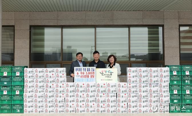 풍년당, 함평 아동복지시설에 우유 3,000개 기탁
