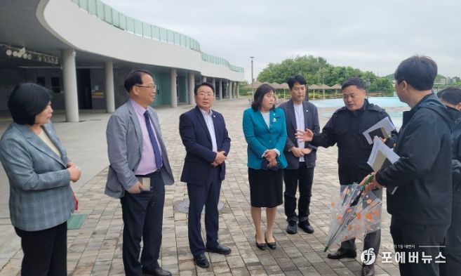 시흥시의회 도시환경위원회, 공유재산 사용허가 예정지 현장 방문