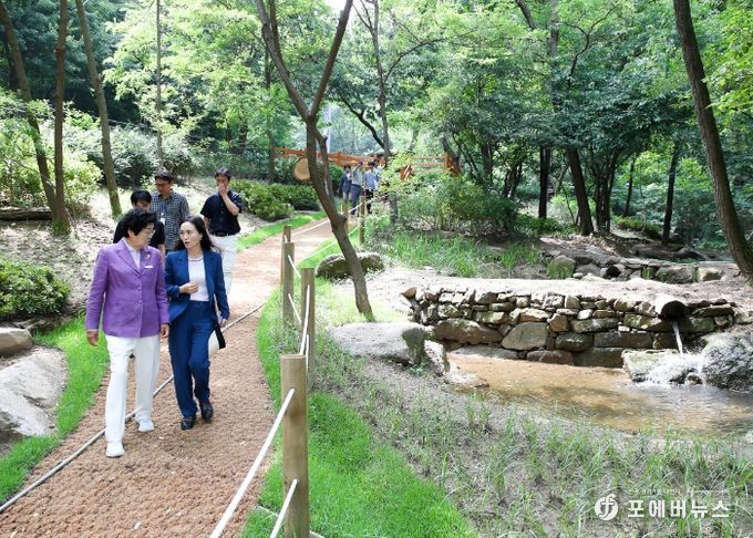 ‘설봉공원 생태숲길’에서 힐링하세요