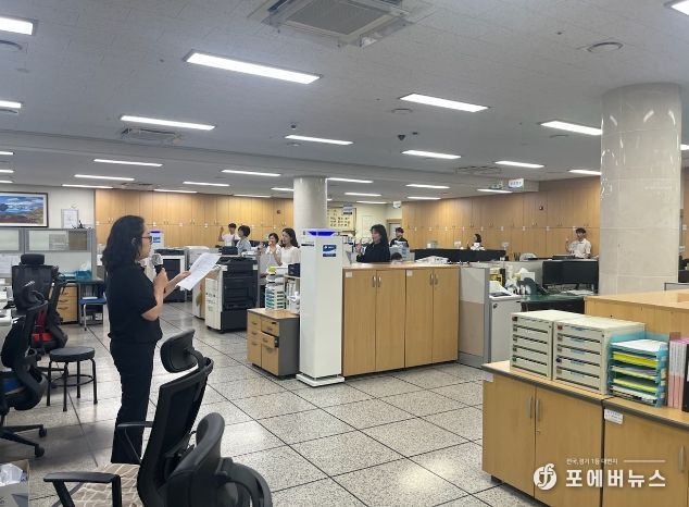 )나주시 시민봉사과 ‘친절과 청렴 실천 다짐의 날’ 실시 장면