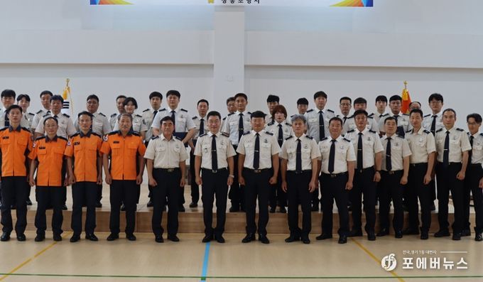 장흥소방서, 인사발령자 임용장 수여식 총 21명(전입직원 15명, 전보직원 6명)
