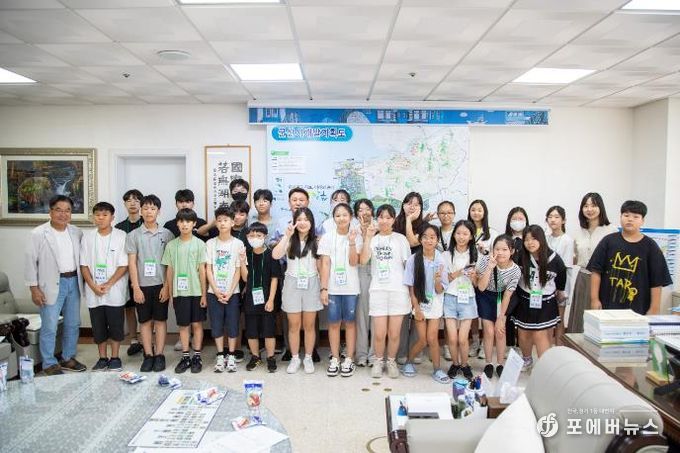 군산시, 진포초등학교 6학년 4반 학생들과 특별한 만남