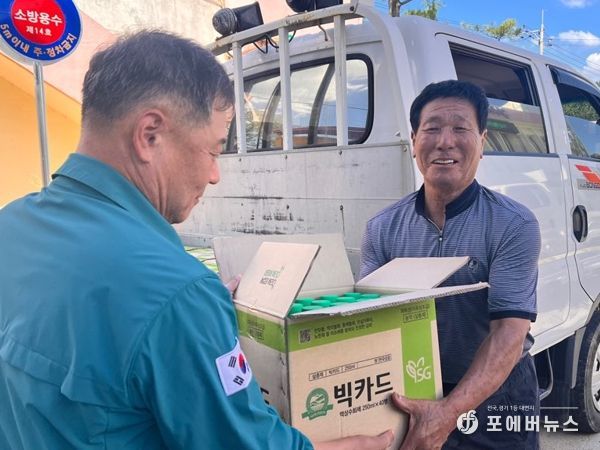 “벼멸구 막아라” 해남군 예비비 투입 발빠른 방제 약제 공급