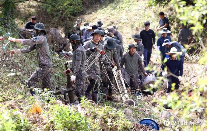 강진군, 호우 피해 복구 ‘온 힘’