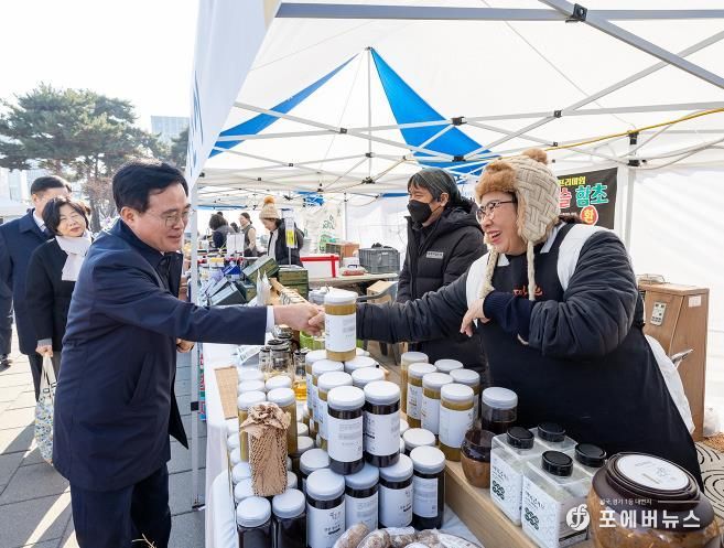 마곡광장 설맞이 직거래장터 방문