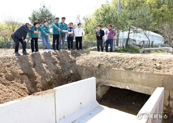 연천군의회, 2024년 호우피해 복구 현장답사 진행