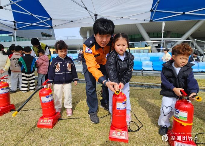 전북특별자치도소방본부, 도내 미취학 아동 전기·소방 안전체험 행사 개최