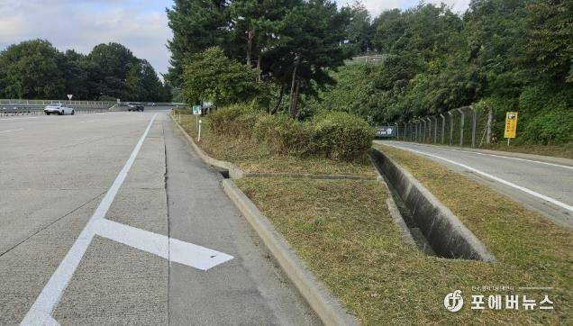 수석호평 도시고속도로 제초 완료 사진