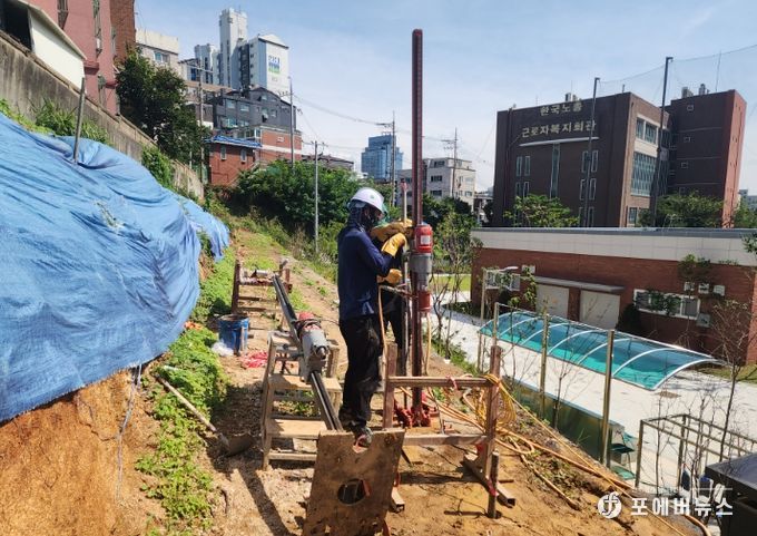 동인천중 노후 석축·스탠드 정비로 안전 학교 탈바꿈