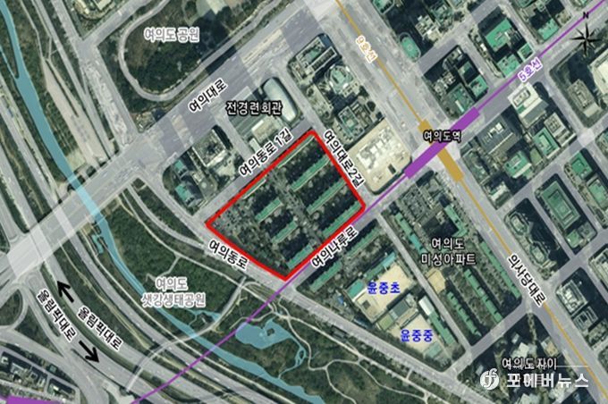 위치도 (영등포구 여의도동 28 일대)