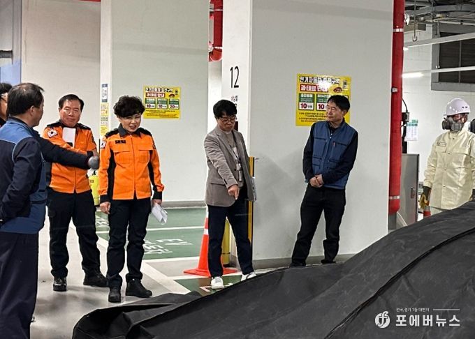 이오숙 전북특별자치도소방본부장, 고층건축물 화재안전관리 현장점검