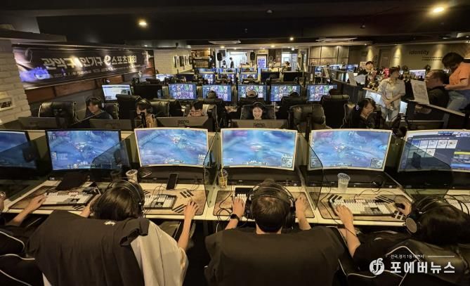 관악구 전국 최초 청년 1인가구 대상 e스포츠대회 'LOL림픽' 진행 모습