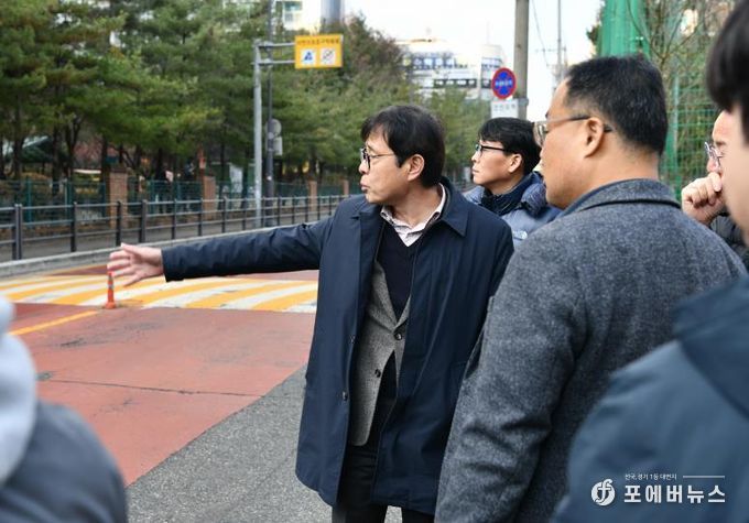 수원시 영통구, '새빛만남 수원 마음을 듣다' 주민 요구사항 확인 위해 현장 점검