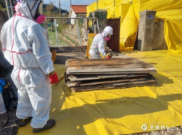 고흥군, 슬레이트 처리지원 사업 마무리로 군민 건강 보호