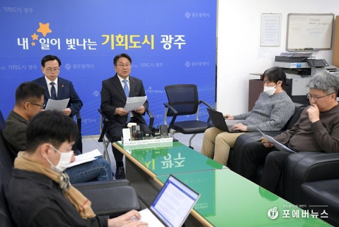 강기정 시장, 김영록 지사에 ‘공동기획단 구성’ 제안