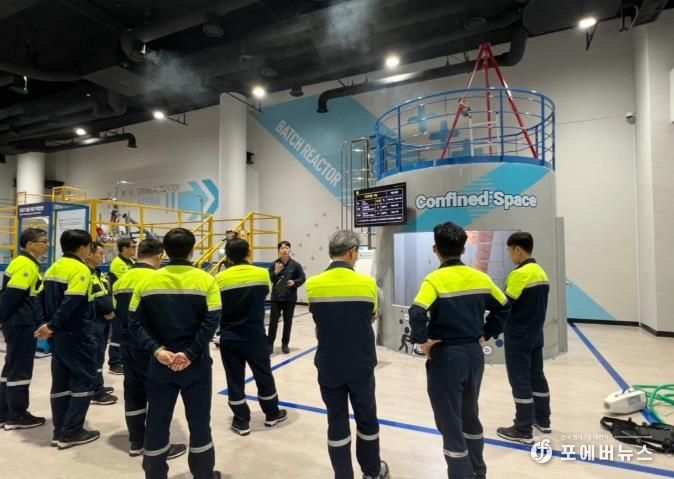 근로자 안전교육 사진