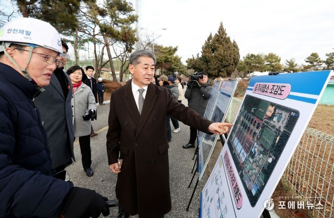 인천시의회 정해권 의장, 승기공공하수처리시설 현대화사업 착공 축하