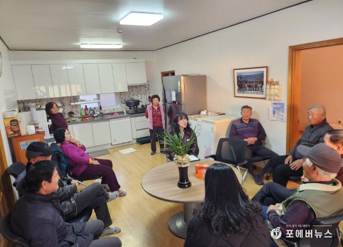 설성면, 새해맞이 경로당 현장 방문