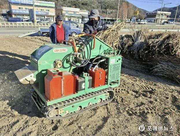 포천시, 영농 부산물 파쇄 지원으로 산불 예방·미세먼지 저감 나선다