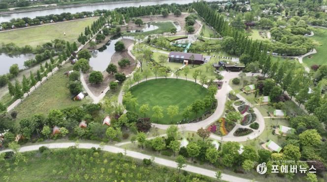 일‧휴식‧관광 동시에 가능한 정원워케이션 전경.