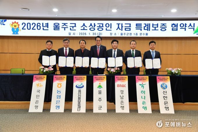 울주군, 600억원 규모 ‘소상공인 특례보증·이차보전’ 본격 추진