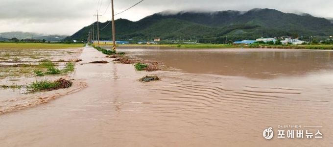 장흥지구 침수사진