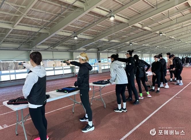 근대5종 국가대표팀 해남찾아 전지훈련 ‘구슬땀’